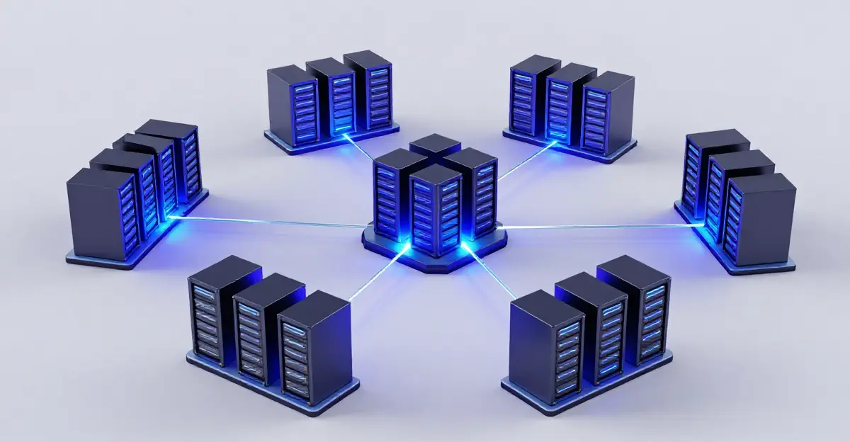 Verteiltes KI-Training mit Decoupled DiLoCo Architektur auf mehreren Server-Clustern